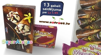 Мороженое MAXX лесная ягода (3x110мл) + мороженое DeLuxe ванильно-шоколадное (10X120мл)!