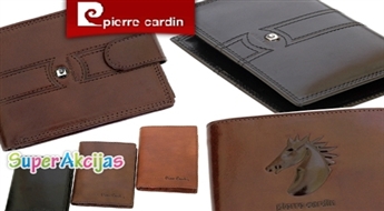 Оригинальные мужские кошельки Pierre Cardin из натуральной кожи - 50%! Выбирай любой!