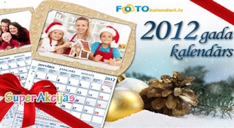 Fotokalendārs 2012. gadam ar paša izvēlētu bildi ar 50% atlaidi no fotokalendari.lv!