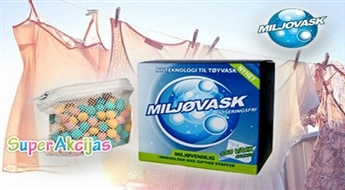 Drošs, hipoalerģisks un ekonomisks mazgāšanas līdzeklis granulās MILJOVASK no Norvēģijas!