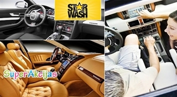 Profesionāla auto salona ķīmiskā tīrīšana + žāvēšana! Super kupons Ls 2.99 nodrošina 50% atlaidi!