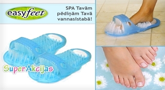 Pēdu kopšanas līdzeklis "Easy Feet" ar 50% atlaidi! Pārvērtiet savu vannas istabu SPA centrā!