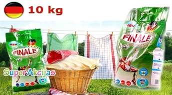 Jauns vācu veļas pulveris FINALE, efektīvs un kvalitatīvs veļas pulveris 10 kg iepakojumā!