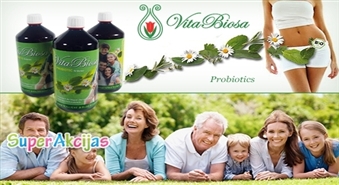 Vita Biosa! Organisks un probiotisks uztura bagātinātājs Jūsu veselības stiprināšanai ar 50% atlaidi!