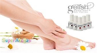 СПА педикюр + покрытие Gelish UV лаком + релаксирующий массаж ступней в салоне Edema!