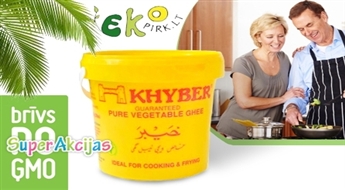 Palmu eļļa GHI KHYBER, 908 g! Bez krāsvielām un sintētikas. Satur ļoti daudz vitamīnus!