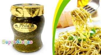 Zaļais pesto "Pesto alla Genovese" - bioloģiski tīrs produkts no Itālijas!