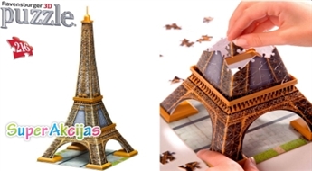 Головоломка для детей и взрослых - Ravensburger 3D Puzzle Эйфелева башня!