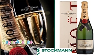 Šampanietis № 1 pasaulē "Moet Chandon Imperial Brut 0,75ml" ar 83% atlaidi!