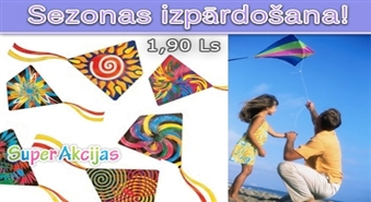 Fināla izpārdošana: Gaisa pūķis, tikai Ls 1.90! Dažādi modeļi Jūsu izvēlei!