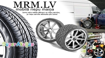 Jaunums! Mobīlā riepu montāža un balansēšana jūsu izvēlētā vietā! Riepu maiņa neizejot no mājām.