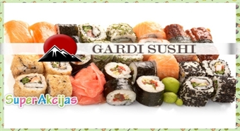 Iecienītākie četri suši veidi ir apvienoti vienā komplektā (32gb.), piedāvā - Gardisushi.lv ar 50% atlaidi!