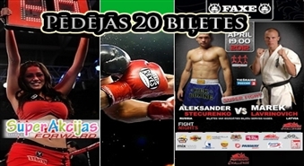 Pēdējā akcija pirms Super cīņām! 14.aprīlī Arenā Rīga notiks Super Fight - nepalaid garām!