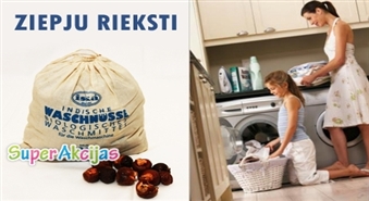 Super mazgāšana! Ekoloģiski tīrs produkts - ziepju rieksti 500 gr. trīs reizes izdevīgāki par parasto veļas pulveri!
