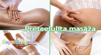 Limfodrenāža un pretcelulīta masāža ar rokām un aparātu par 50% lētāk!