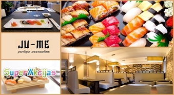 Jebkuri ēdieni un dzērieni japāņu restorānā "Ju-me" ar 50% atlaidi! Aizraujoša austrumu garša!
