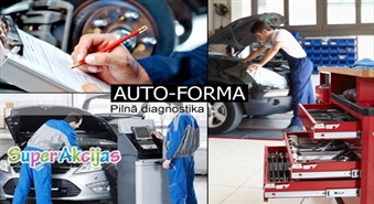 Tavam auto! Automašīnas datorizēta diagnostika, ritošās daļas diagnostika un lukturu regulēšana!