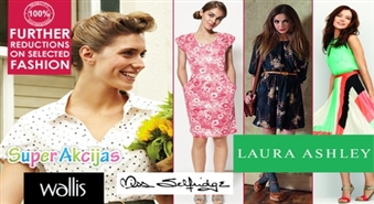 Mode pavasaris - vasara 2012! Sieviešu kleitas no angļu zīmoliem Laura Ashley, Wallis un Miss Selfridge!