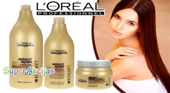 Profesionālā matu atjaunošanas kosmētika L'OREAL Professionnel! Vienmēr augstākās kvalitātes!