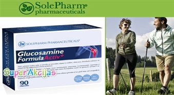 Izbaudiet kustību brīvību! „Glucosamine formula Activ” Jūsu locītavu veselībai par puscenu!