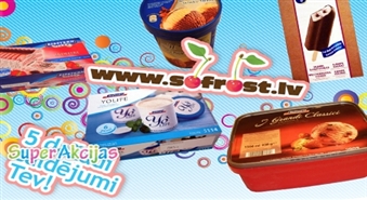 Labam saldējumam jebkurš laiks ir īstais! Izbaudi piecus lieliskus saldējumus no Vācijas par supercenu - tikai Ls 4.99!