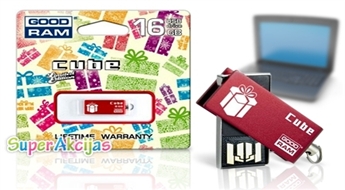 Стильная флэш-память GOODRAM CUBE 16Gb RED edition! Стильная коллекция - лимитированный выпуск!
