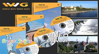 Наслаждайся виртуальным путешествием! DVD фильмы о Риге, Латвии или Таллине!