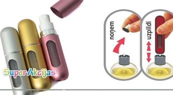 Paņemiet mīļākās smaržas līdzi! Uzpildāmie smaržu flakoniņi ar 65% atlaidi!