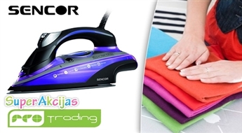Для комфортной и безопасной глажки! Паровой утюг Sencor SSI 8421!