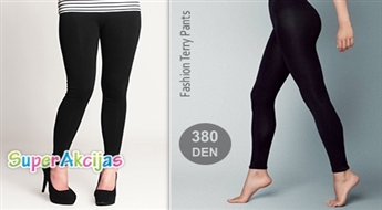 УЛЬТРА плотные леггинсы Fashion Terry Pants 380 DEN с мягкой подкладкой согреют в холодную погоду!