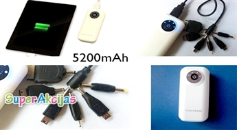 Универсальная USB зарядка Power Bank (5200 mAh) для дигитальных устройств!