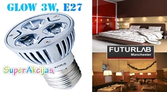 LED лампочка Glow 3W контакт E27! Экономьте электроэнергию вместе с FUTUR GLOW LED!