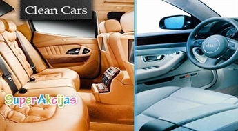Полная химическая чистка салона автомобиля в автомойке Clean Cars! Чистота и свежесть Вашего авто!