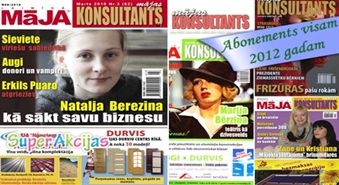 Žurnāla „Mājas Konsultants” abonements visam 2012 gadam, kurš piemērots visai ģimenei!