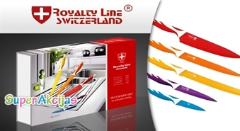 Швейцарское качество: Комплект цветных ножей Royalty Line всего за 17.99 Ls!