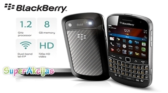 Viedtālrunis BlackBerry 9900 Bold ar skārienekrānu, pilnu QWERTY tastatūru un 1.2GHz procesoru!