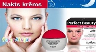 Perfect Beauty Nakts krēms problemātiskai, jūtīgai ādai ar vājiem asinsvadiem no ”Farmona” ar 50% atlaidi!