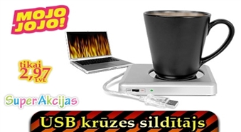 Neļaujiet kafijai vai tējai atdzist! USB krūzes sildītājs no "Mojo-Jojo"!