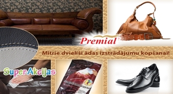 PREMIAL HOUSE mitrās salvetes ādas izstrādājumu un virsmu kopšanai ar 50% atlaidi!