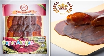 Великолепная закуска к столу на ЛИГО! Армянская бастурма „Royal Recipe” (50г.) в вакуумной упаковке.