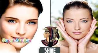 „Shine” piedāvā: “Kleopatras skaistuma recepte” - intensīvā procedūra sejas ādai ar 70% atlaidi!