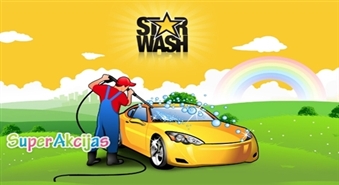 Блеск Вашего авто! Комплексная мойка автомобиля в автомойке StarWash с 50% скидкой!