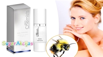 Revolucionārais serums Bee Venom no SkinChemists - pret ādas novecošanos un grumbiņām! Ar piegādi!