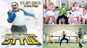 SENSĀCIJA! Pirmo reizi Latvijā! PSY koncerts - GANGNAM STYLE 31 jūlijā Arēnā Rīga!