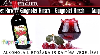 Отведайте изысканный вишневый ликер "Guignolet Kirsch" из Франции!
