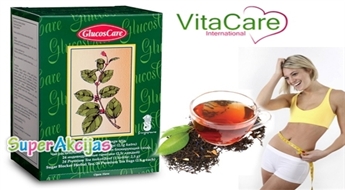 Kontrolējiet svaru ar cukuru bloķējošo, 100% dabīgo tēju GlucosCare!