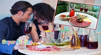 750 мл итальянского разливного вина из кег(бочек) + Испанское мясное и сырное асcорти на двоих!