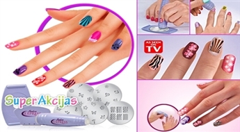 Для уникального маникюра! Комплект для украшения ногтей "Salon Express"!