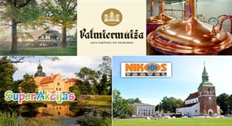 Ceļojums uz skaistajām pilsētām Straupi, Valmieru un Valmiermuižas alus darītavu ar alus un siera degustāciju!