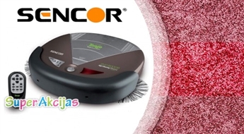 Старательный и современный помощник! Пылесос - робот Sencor SVC 8000 S!